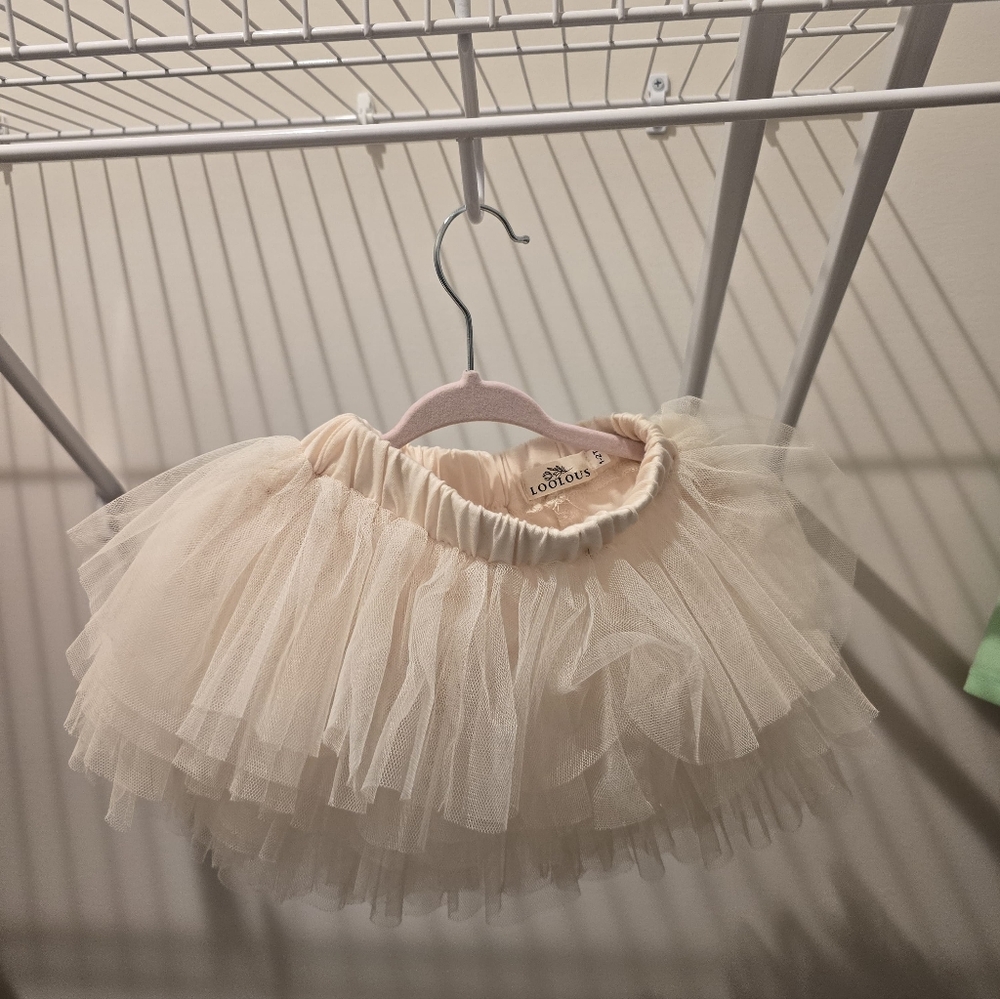 Lovely Beige Tutu Skirt for Kids
